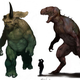 Illustration for article titled Scrapped concept art from Jurassic Park 4 shows off insane dinosaur commandos